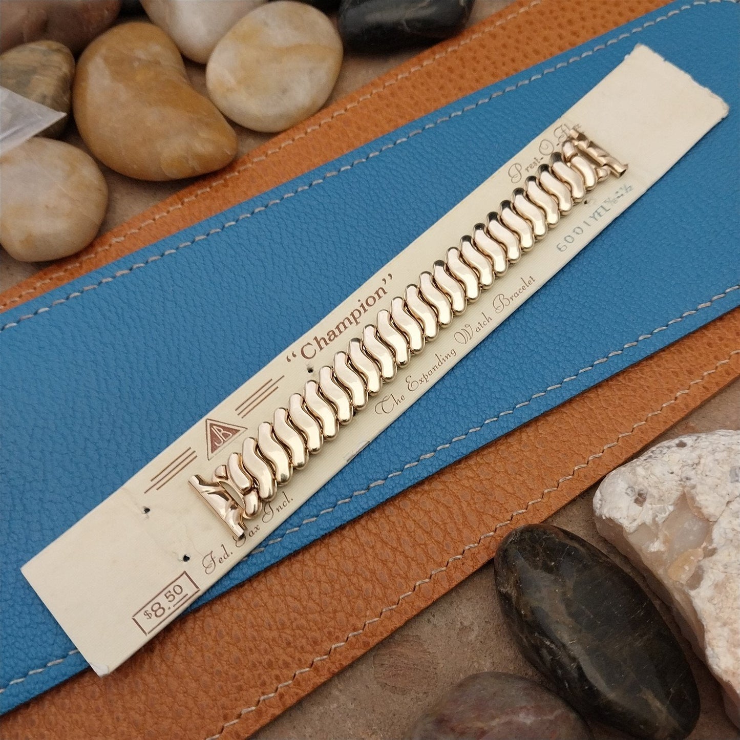 12k Gold Filled JB Champion Short Overhand Expansion Unused Vintage Watch Band