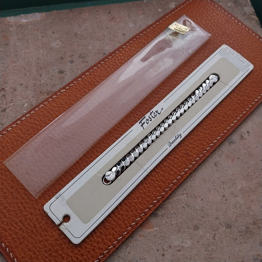 White Gold-Filled Ladies Expansion Foster 1950s Cocktail Watch Band