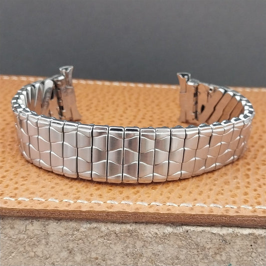 16mm 18mm 19mm Baldwin Stainless Stretch Expansion Unused 60s Vintage Watch Band