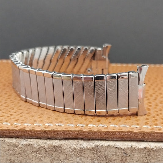 18mm 19mm 1960s-1970s Stainless Steel Baldwin nos Unused Vintage Watch Band