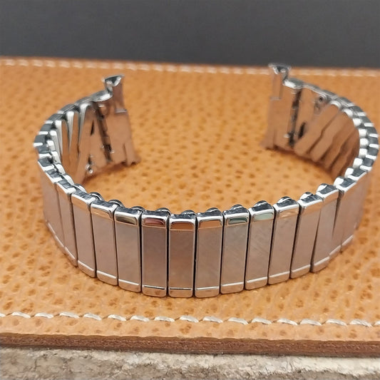 18mm 19mm 1960s-1970s Stainless Steel Baldwin nos Unused Vintage Watch Band