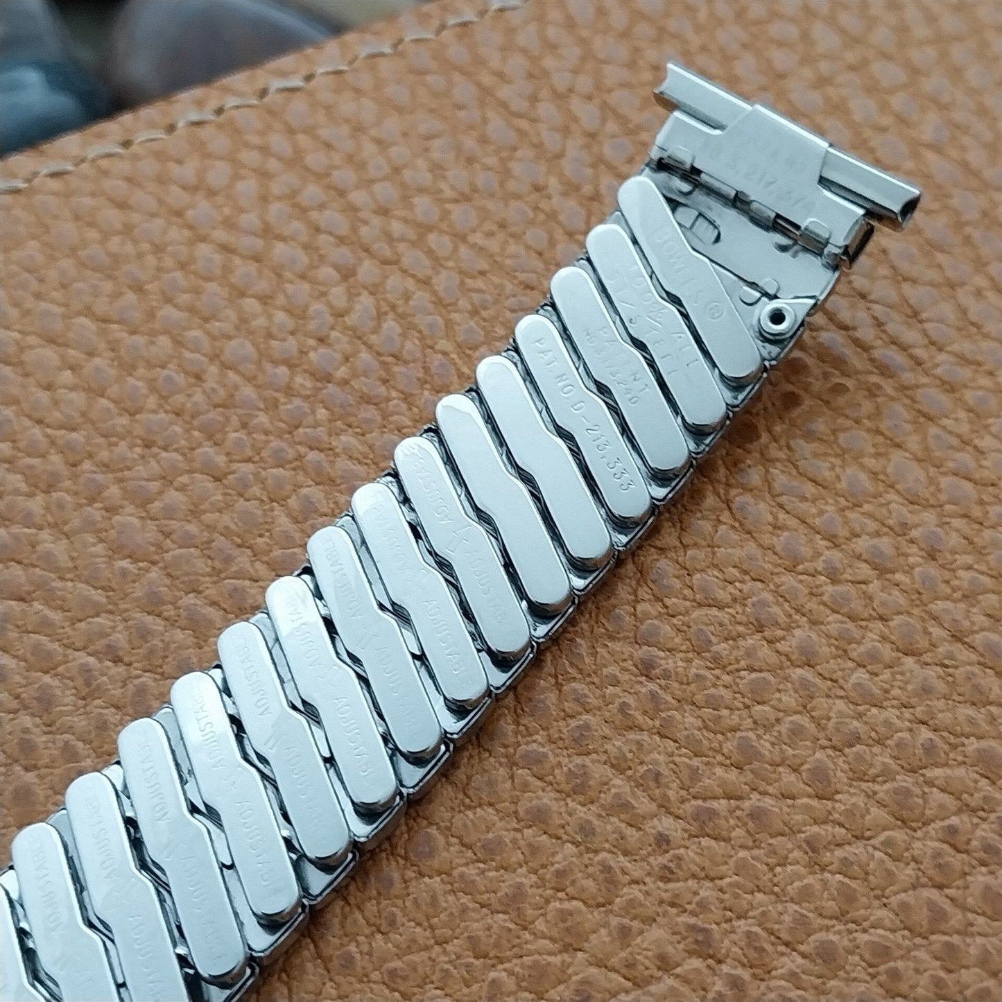 18mm 19mm 1960s 1970s Stainless Steel Bowles Unused Classic Vintage Watch Band