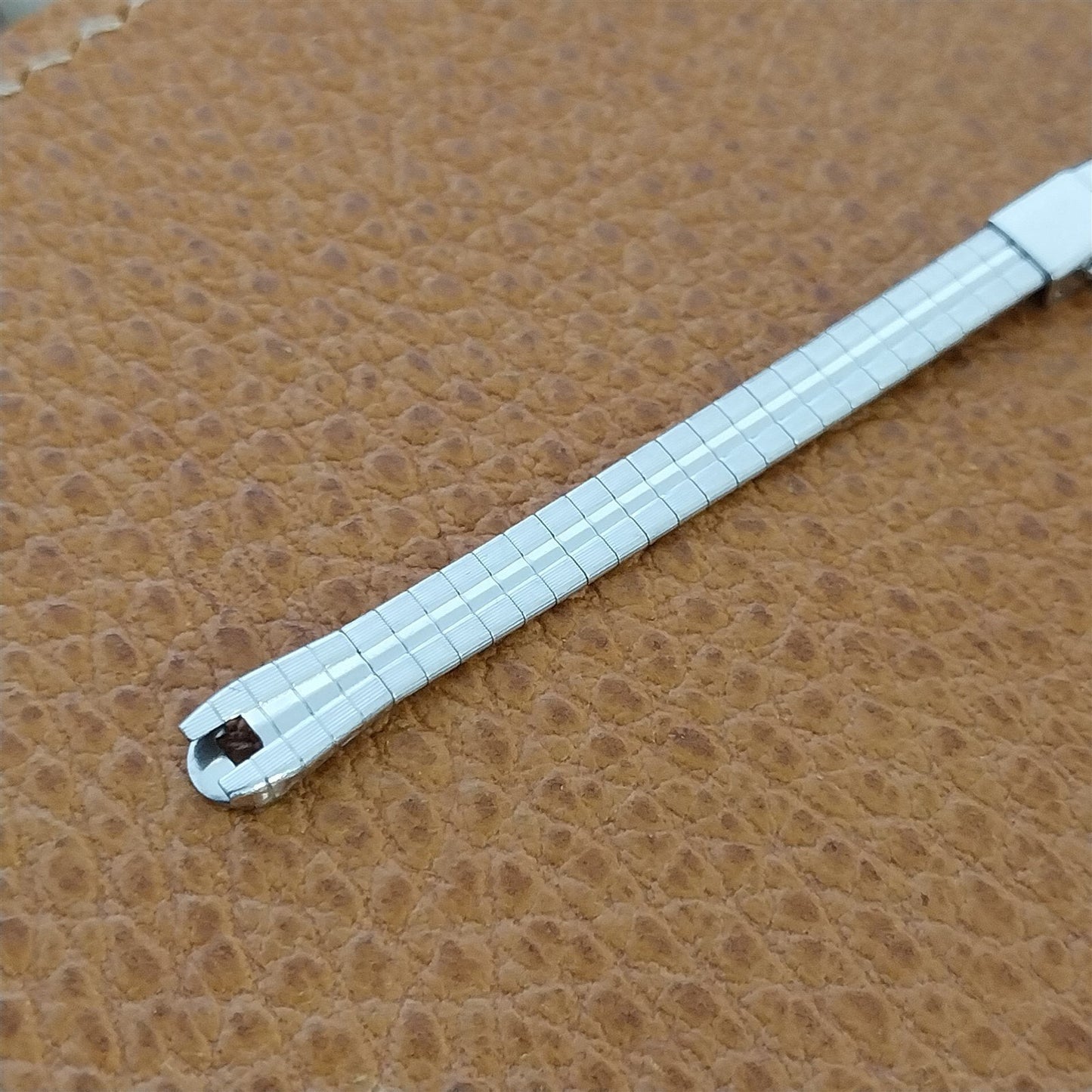 Ladies White Gold-Filled Finesse MCM 1960s nos Unused Vintage Watch Band