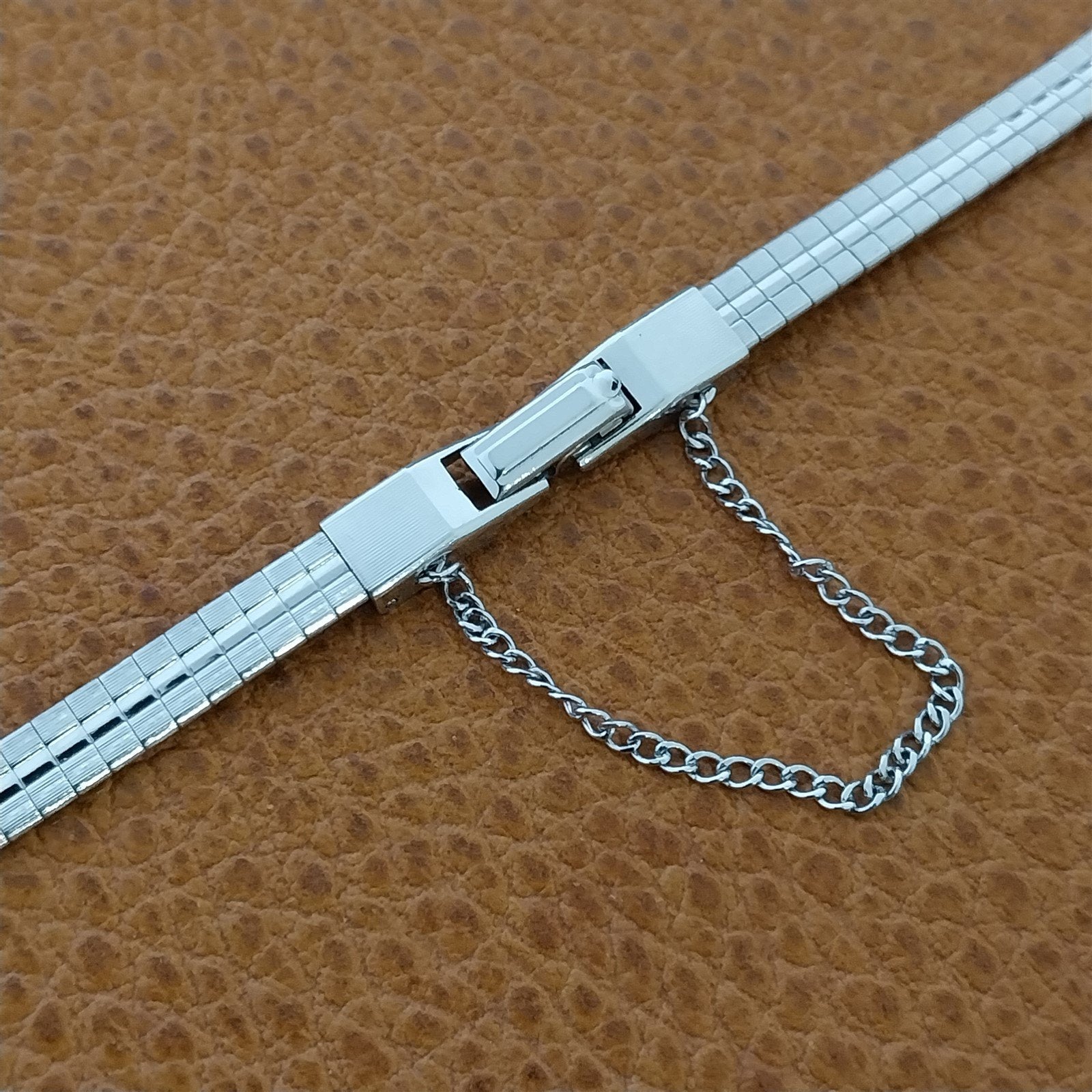 Ladies White Gold-Filled Finesse MCM 1960s nos Unused Vintage Watch Band