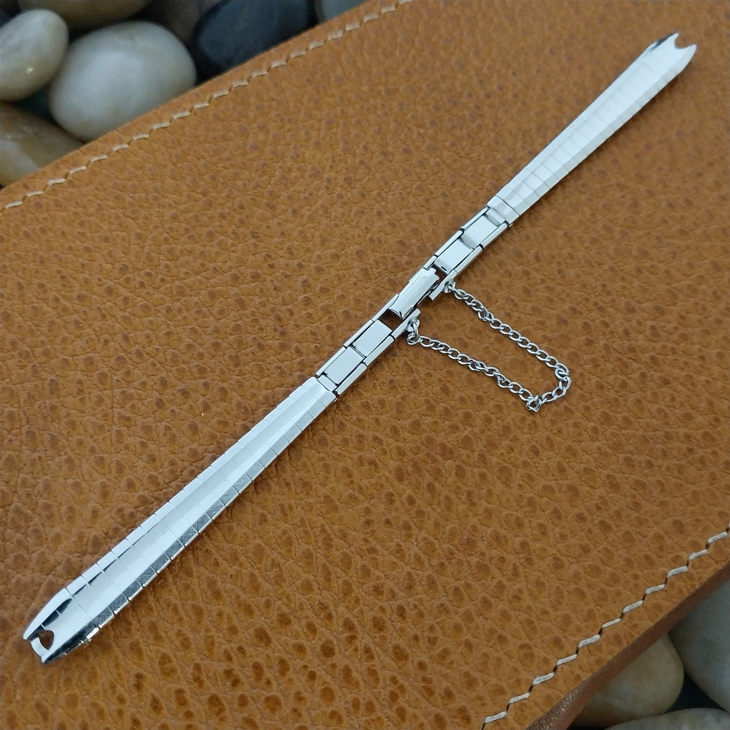 Ladies 10k White Gold-Filled JB Champion MCM nos 1960s Unused Vintage Watch Band