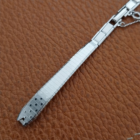 10k White Gold-Filled JB Champion MCM Ladies nos 1960s Unused Vintage Watch Band