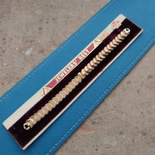 Rose Gold-Filled Ladies JB Champion Golden Coin Unused 1950s Vintage Watch Band