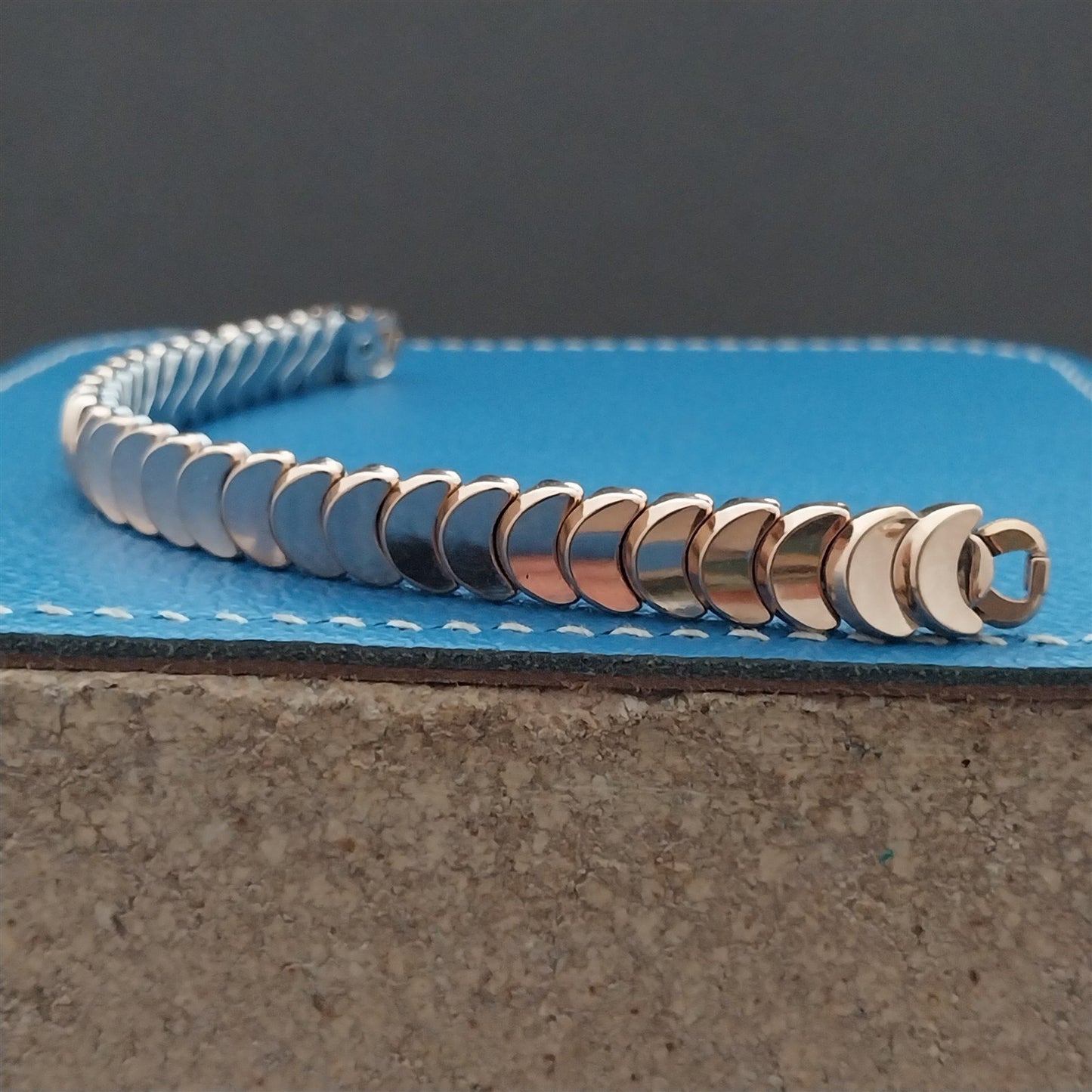 Rose Gold-Filled Ladies JB Champion Golden Coin Unused 1950s Vintage Watch Band