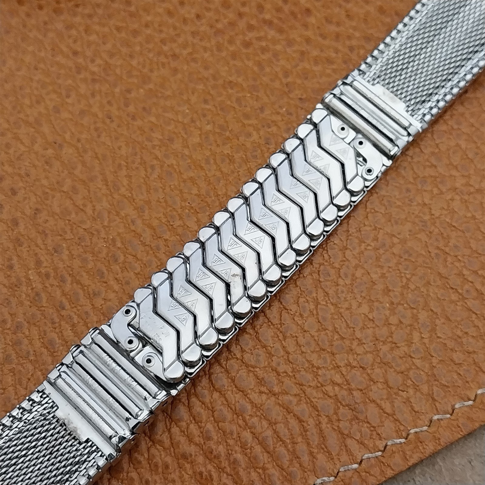 17.2mm JB Champion Stainless Steel Unused nos 1960s Vintage Watch Band