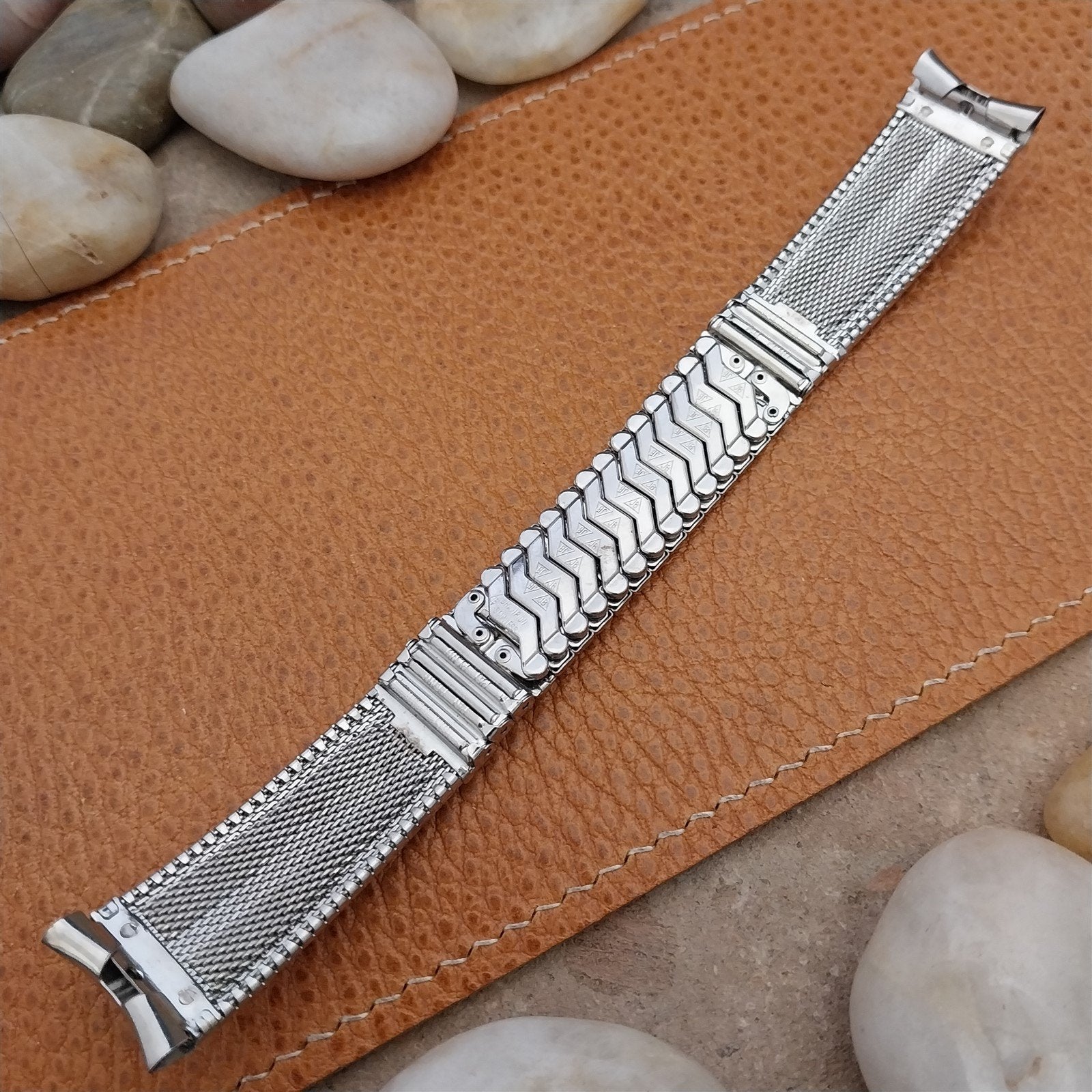 17.2mm JB Champion Stainless Steel Unused nos 1960s Vintage Watch Band