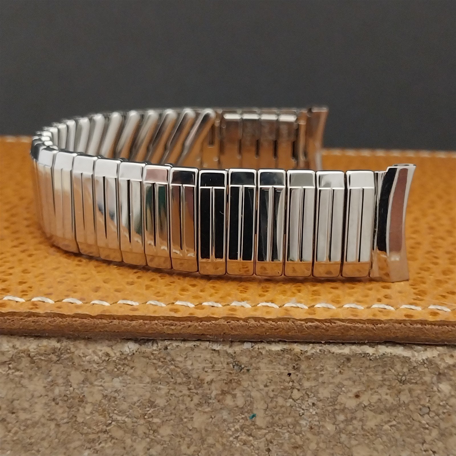 17mm Stainless Steel Expansion Craftex Unused nos 1960s Vintage Watch Band