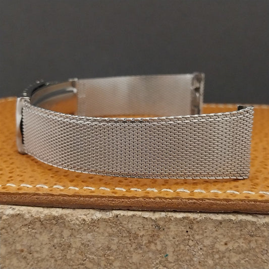 19mm Stainless Steel Mesh Kreisler USA nos Unused 1960s Vintage Watch Band