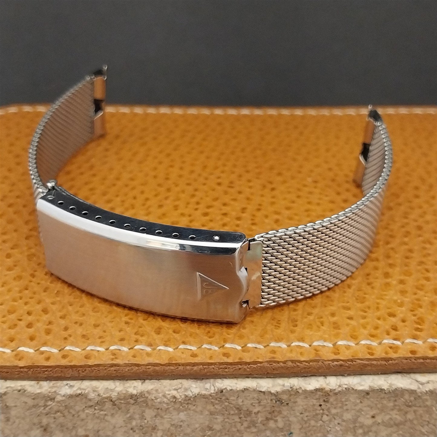 17.2mm Stainless Steel Mesh Long JB Champion Unused nos 1960s Vintage Watch Band
