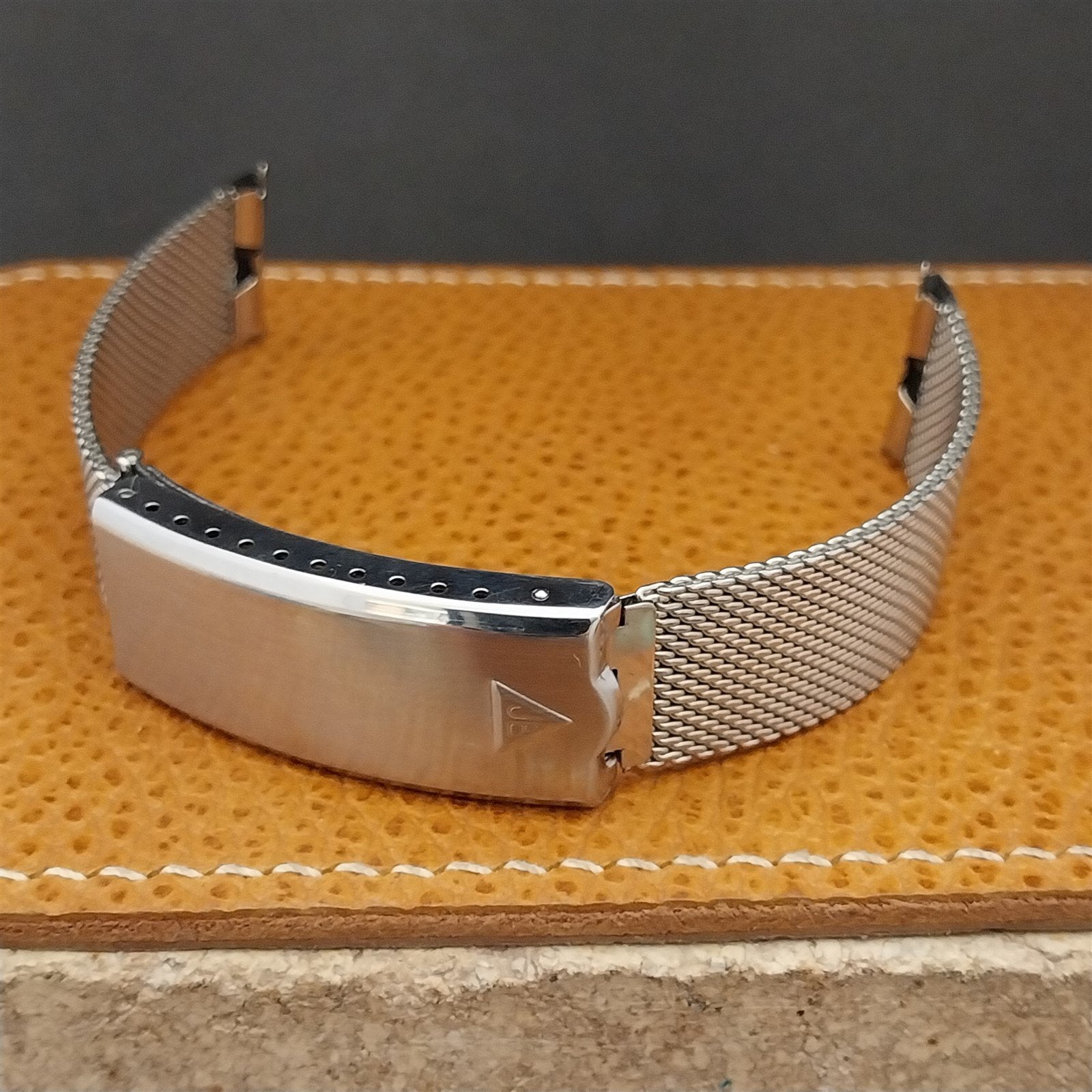 17.2mm Stainless Steel Mesh Long JB Champion Unused nos 1960s Vintage Watch Band