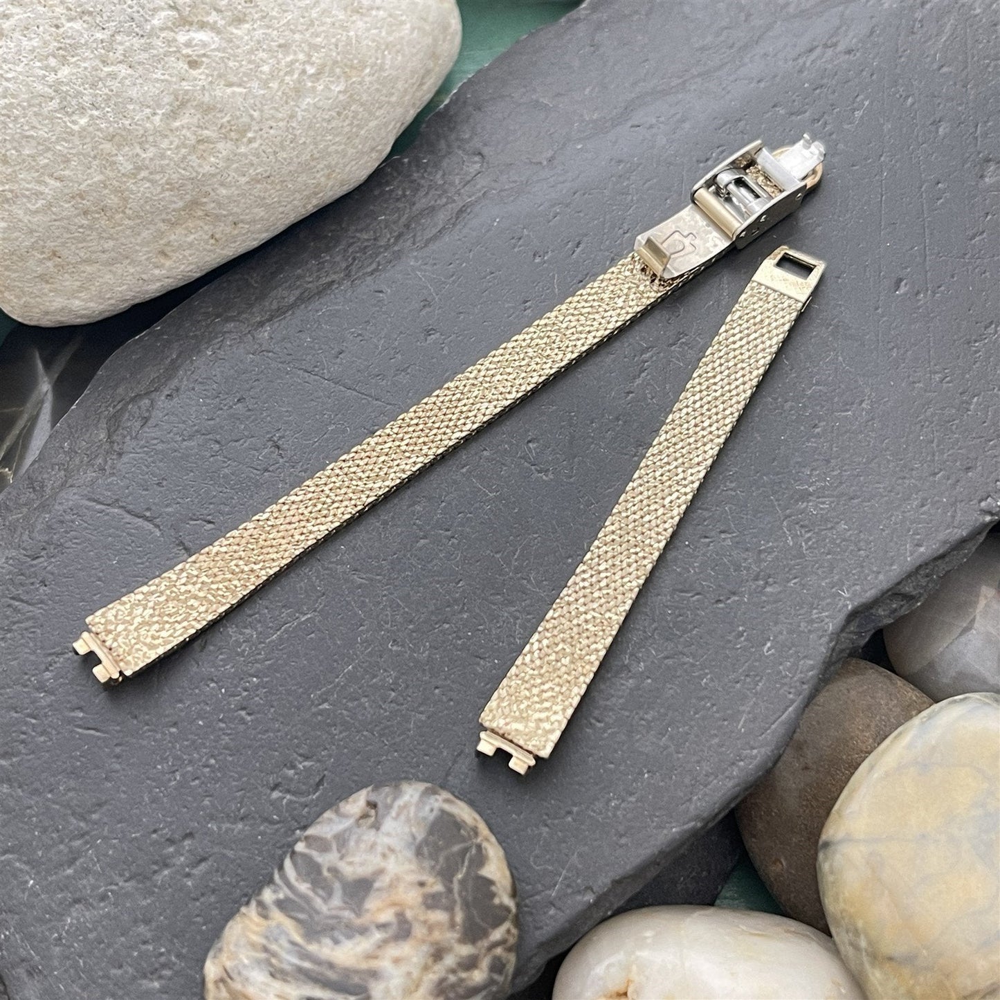 Accutron Duchess Yellow Gold-Filled Ladies Unused 1960s Vintage Watch Band