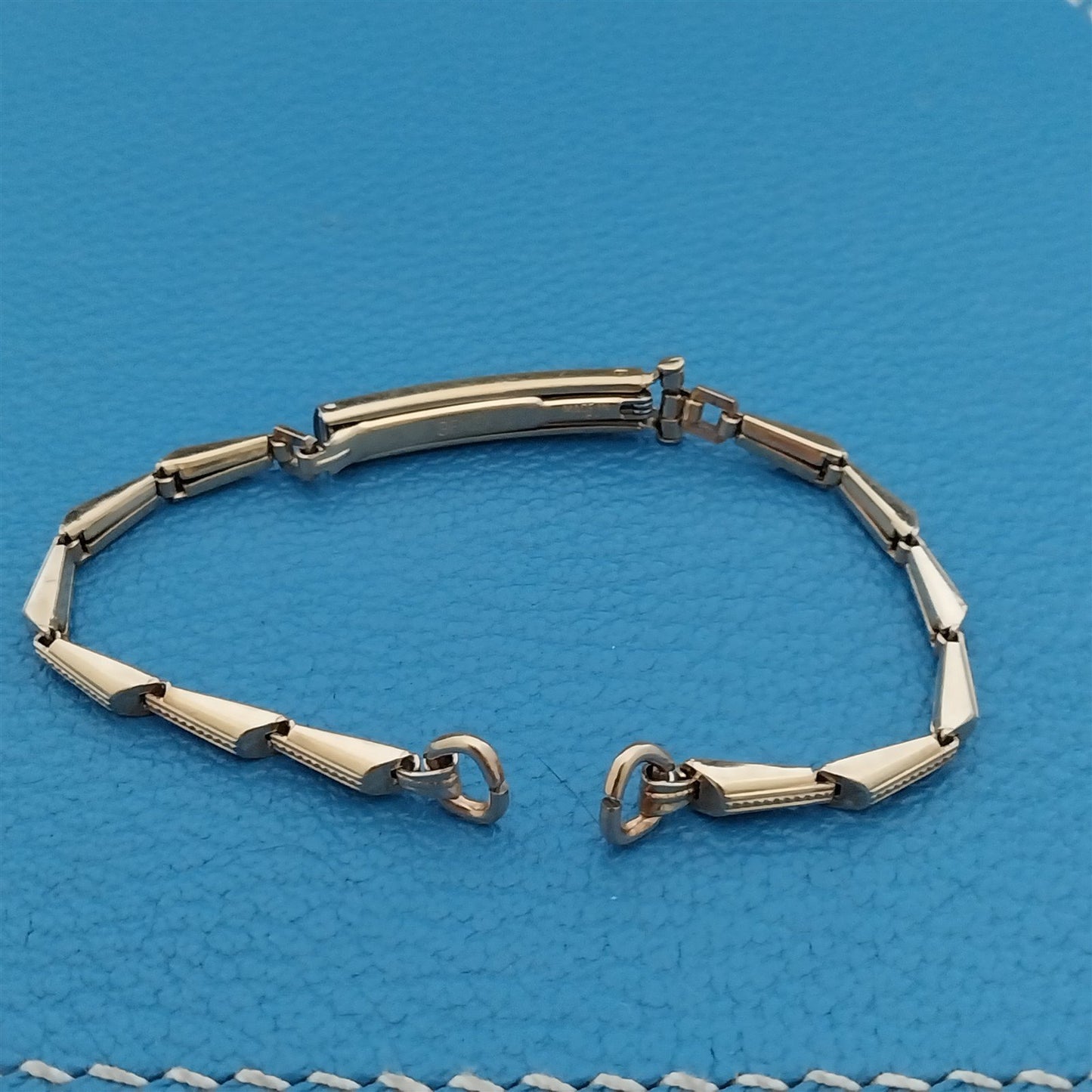 Ladies Yellow Gold-Filled Gemex Unused Classic 1950s Vintage Cocktail Watch Band