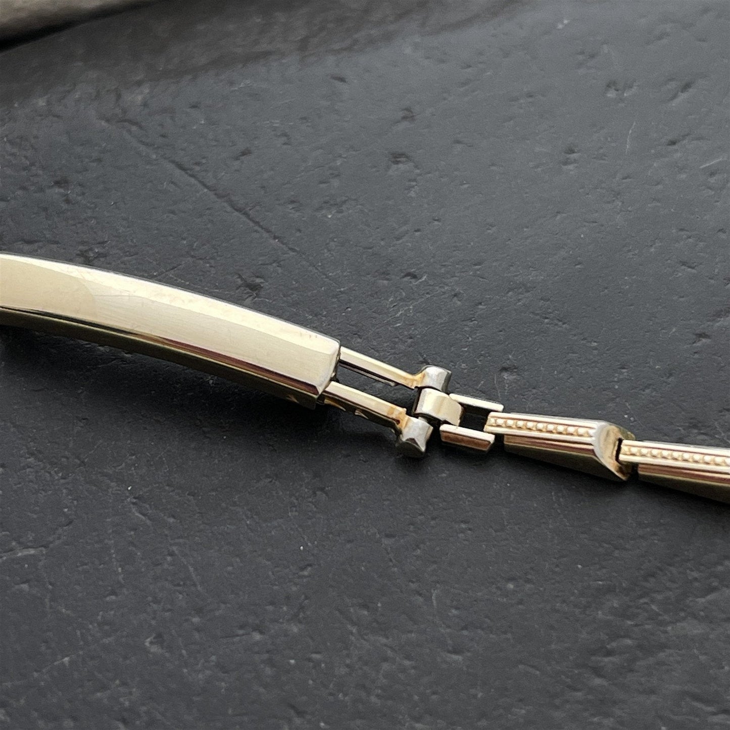 Ladies 12k Yellow Gold-Filled Gemex Single Lug Unused 1950s Vintage Watch Band