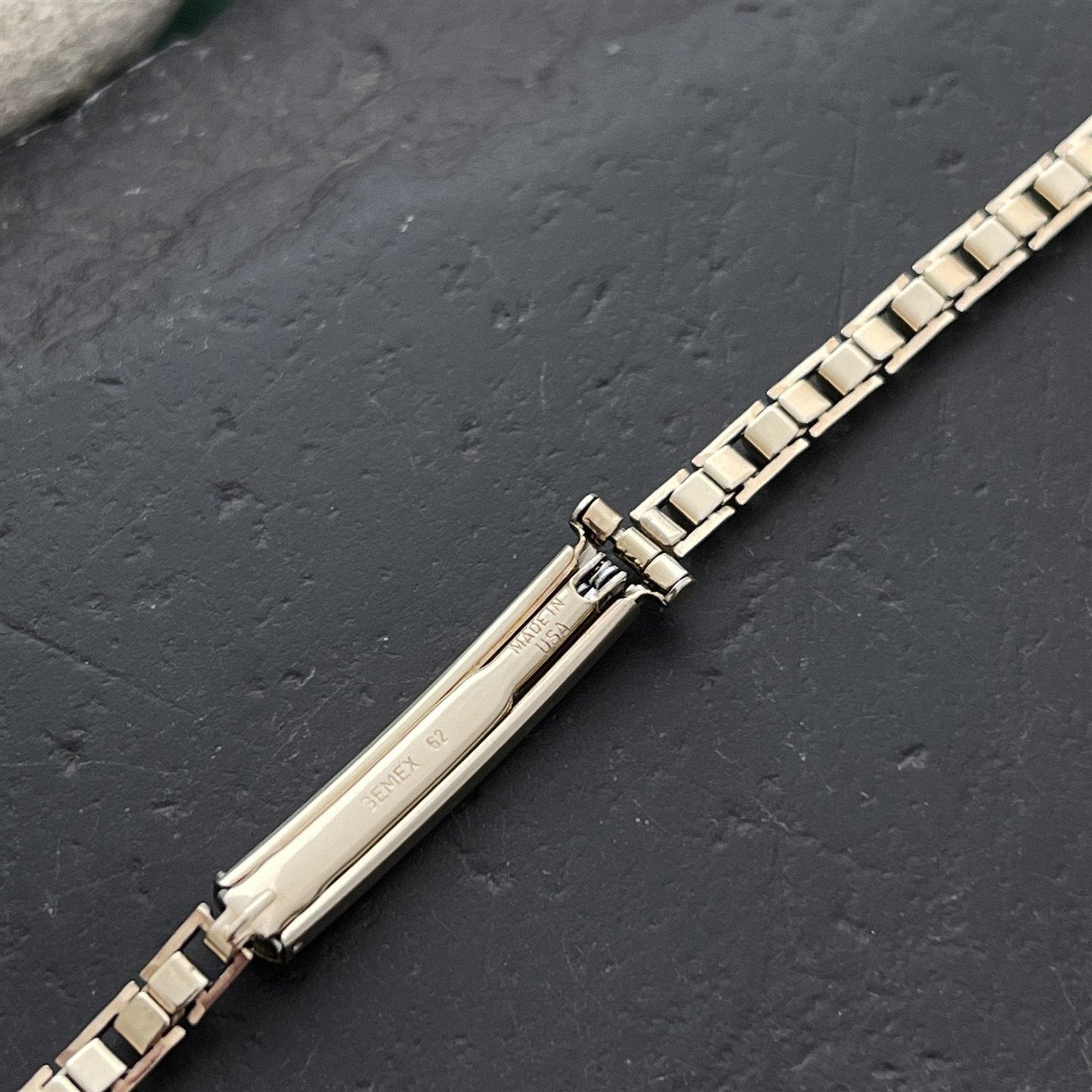 1960s Ladies 12k Yellow Gold-Filled Gemex Single Lug Unused Vintage Watch Band