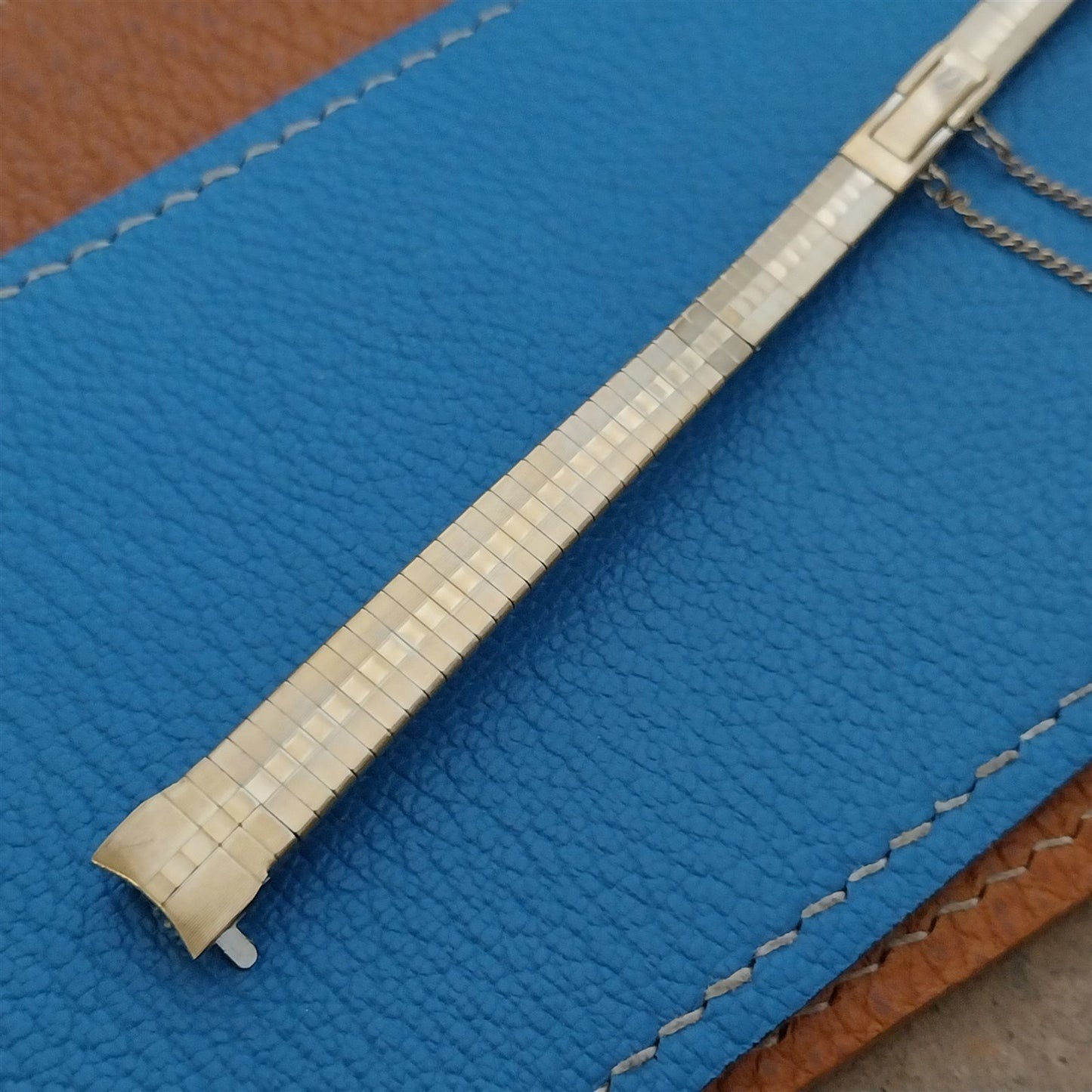 9mm Bulova Accutron 10kt Yellow Gold RGP Ladies Unused 1970s Vintage Watch Band