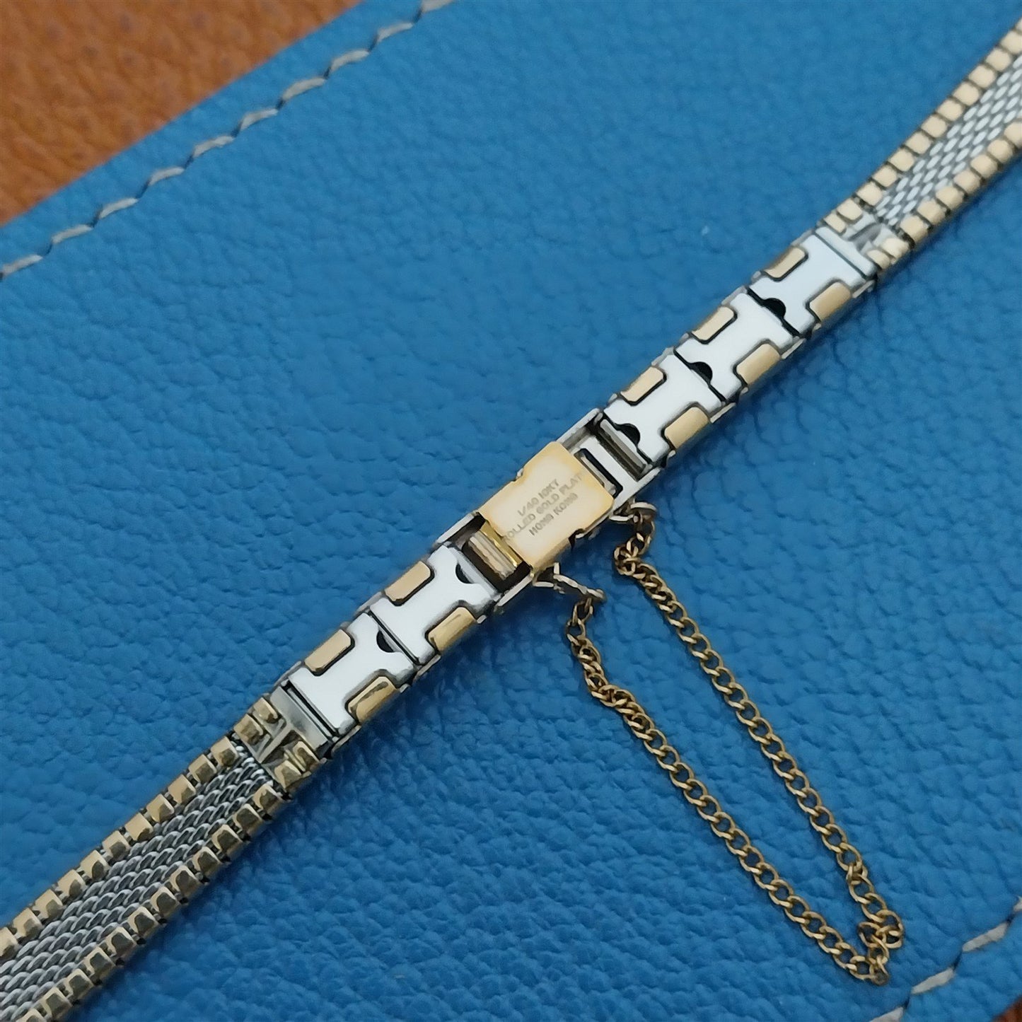 9mm Bulova Accutron 10kt Yellow Gold RGP Ladies Unused 1970s Vintage Watch Band