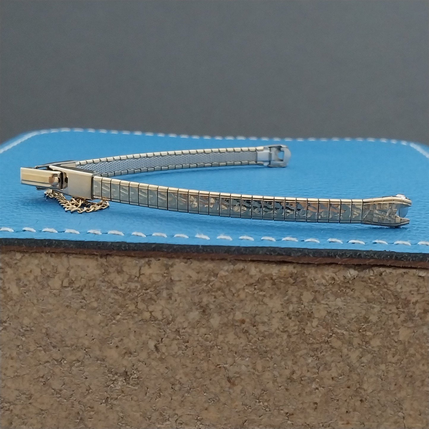 Ladies Yellow Gold-Filled Finesse MCM 1960s Unused Vintage Cocktail Watch Band