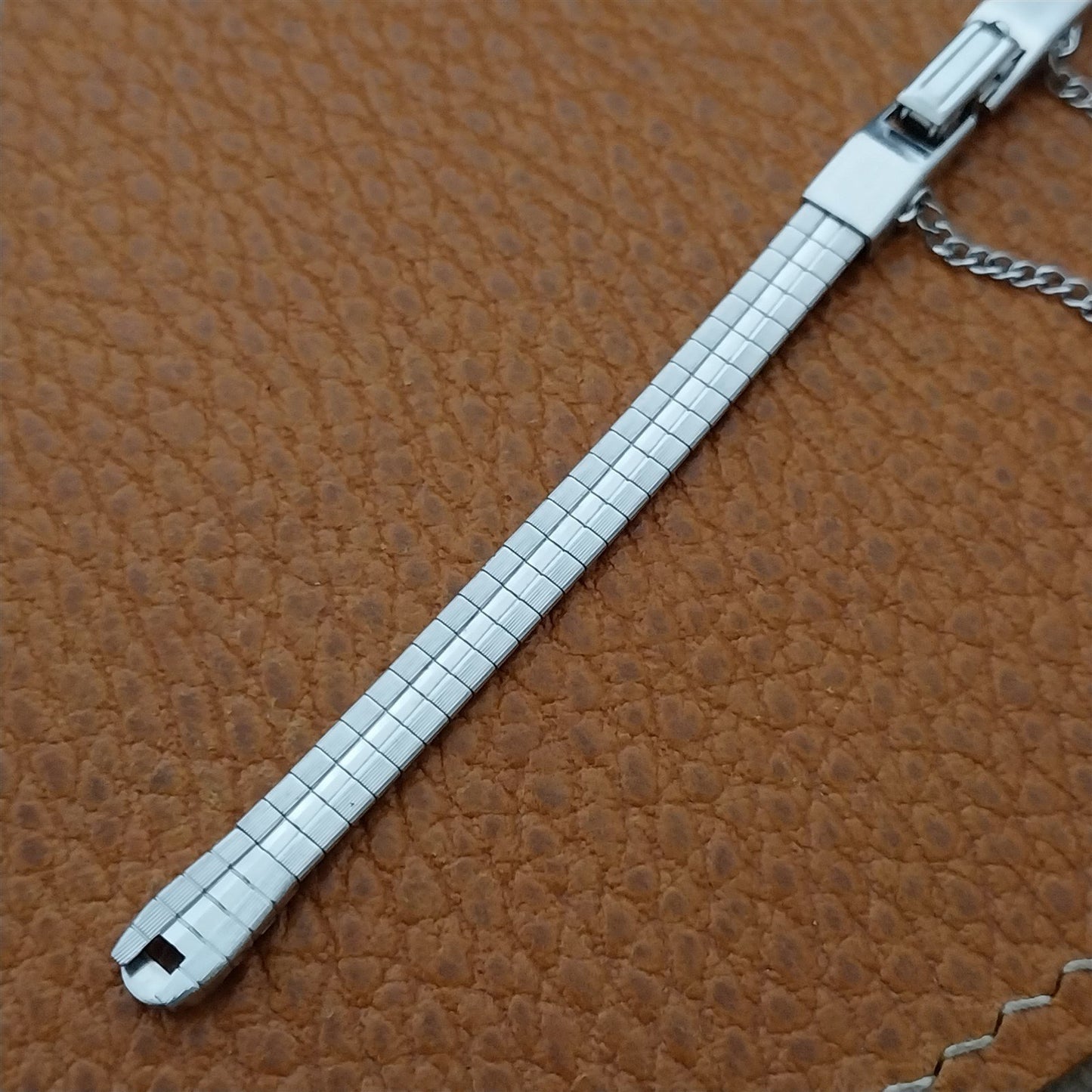 Ladies 10k White Gold-Filled Finesse MCM 1960s nos Unused Vintage Watch Band