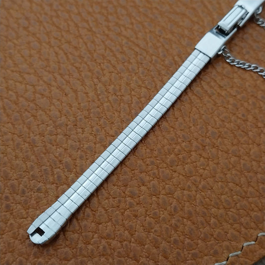 Ladies 10k White Gold-Filled Finesse MCM 1960s nos Unused Vintage Watch Band