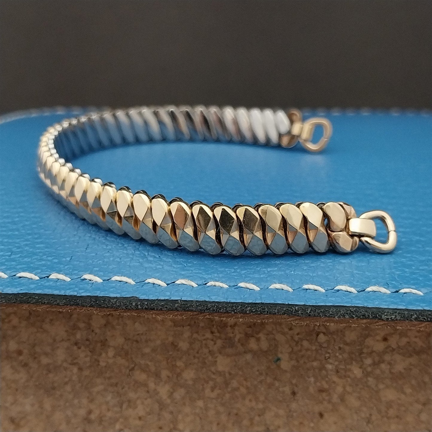 12k Yellow Gold-Filled Ladies Gemex Southampton 1950s Unused Vintage Watch Band