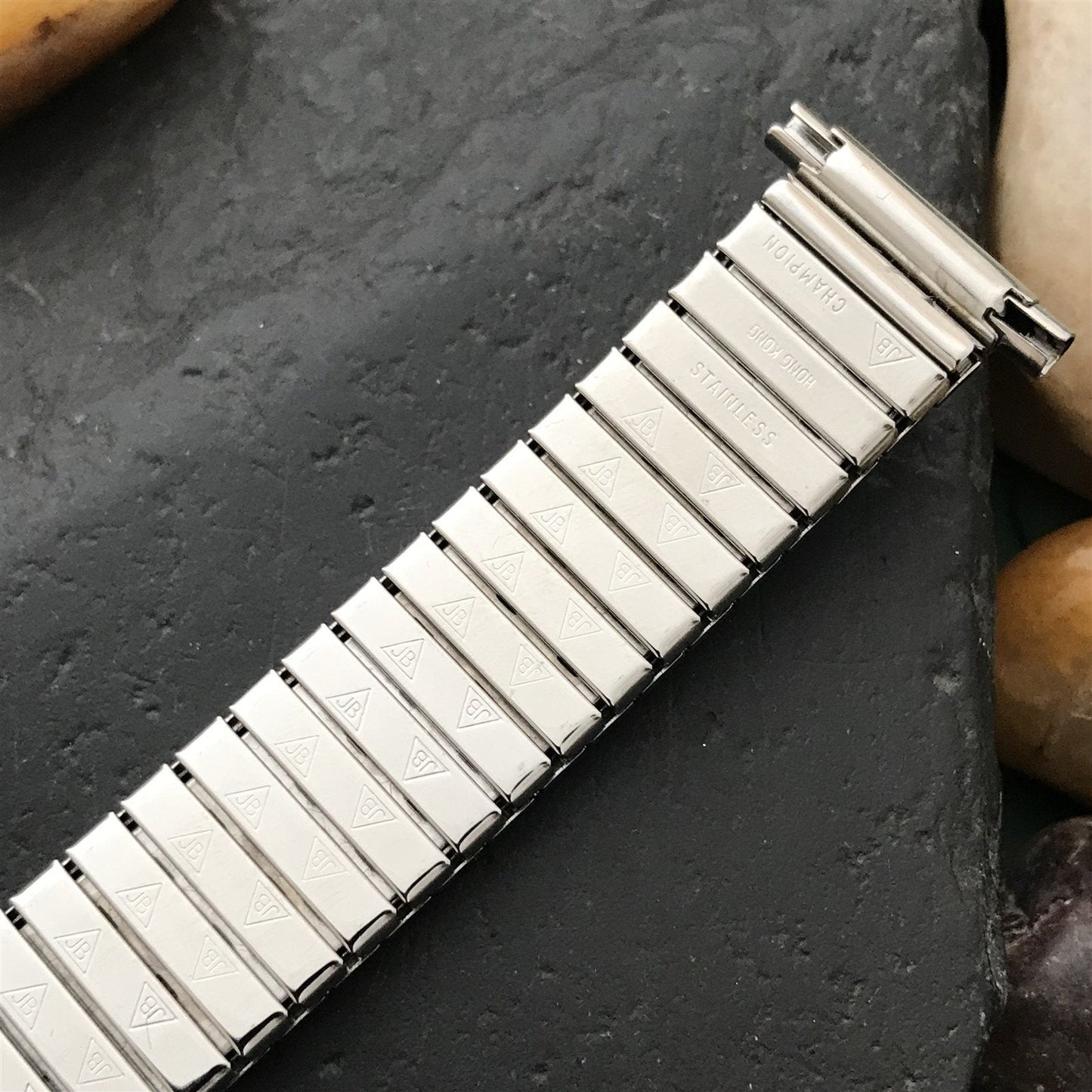 16mm 18mm 19mm Champion Long Stainless Steel Expansion Unused Vintage Watch Band