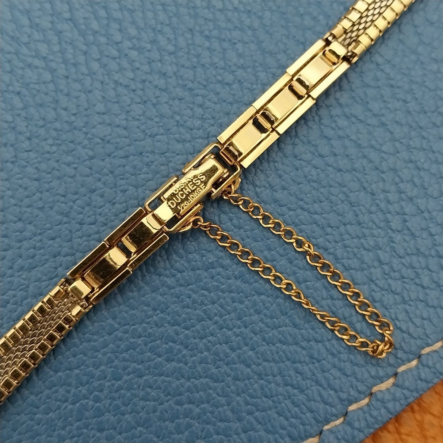 Vintage Ladies 10K Yellow Gold-Filled Duchess 1960s Unused Cocktail Watch Band