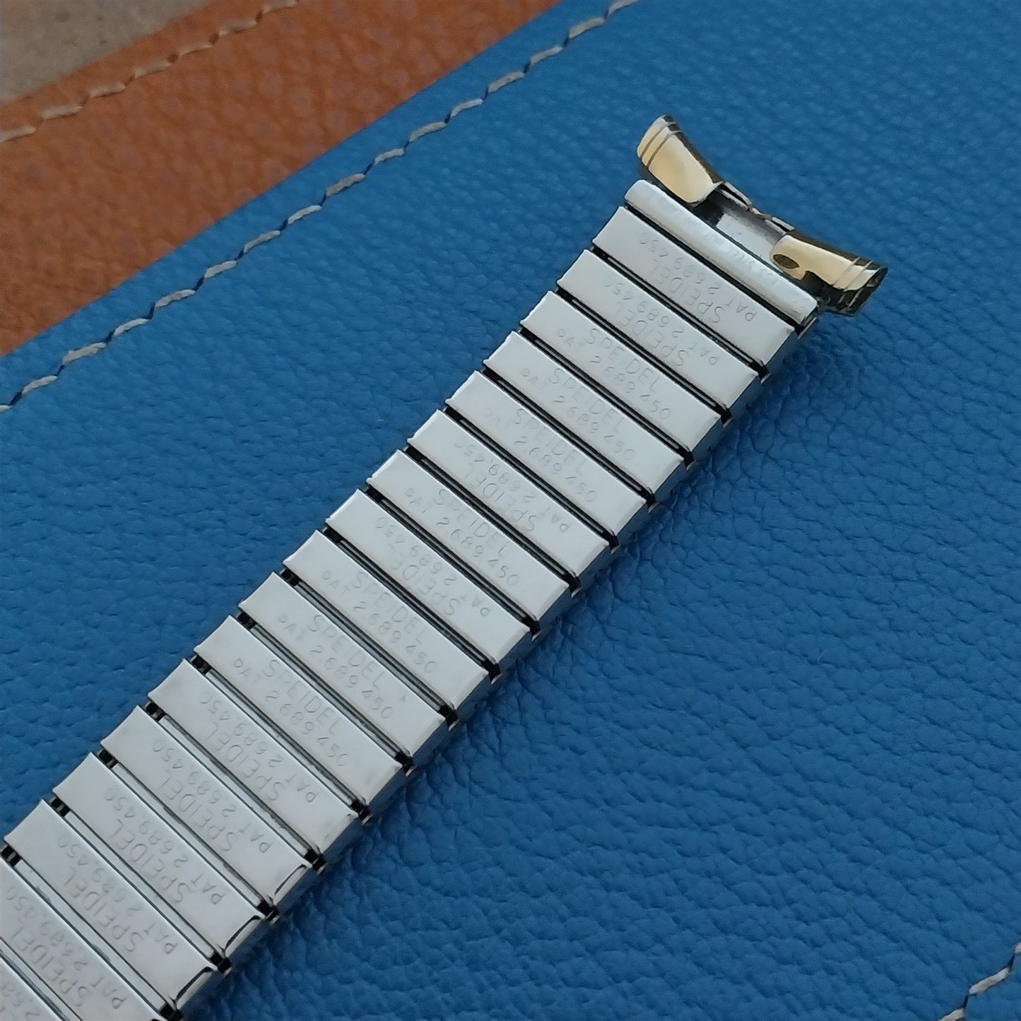 18mm 19mm Speidel USA 10k Gold-Filled Linesman 1969 Unused Vintage Watch Band