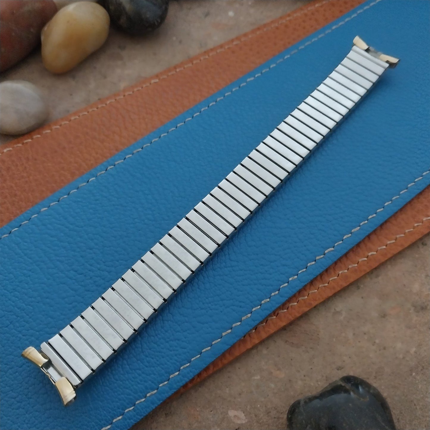 18mm 19mm Speidel USA 10k Gold-Filled Linesman 1969 Unused Vintage Watch Band