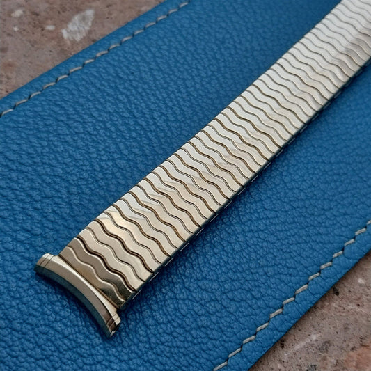 1969 10k yellow Gold-Filled Speidel Riptide nos Unused Vintage Watchband