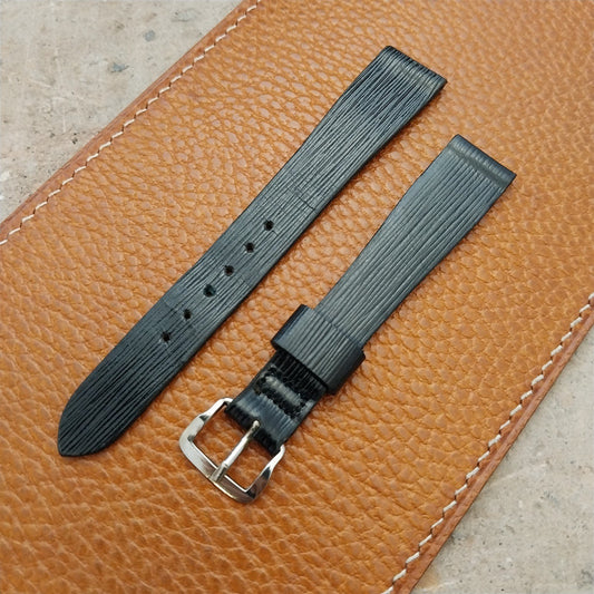 5/8" Bulova Caravelle Tapered Leather nos Unused 1970s Vintage Watch Band