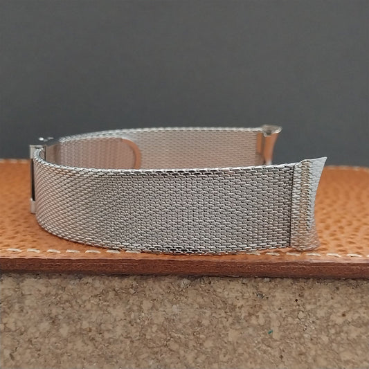 19mm 18mm Stainless Steel Mesh Kestenmade 1960s-1970s Unused Vintage Watch Band
