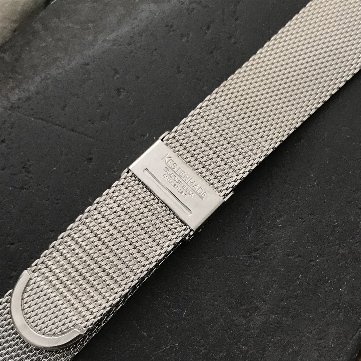 19mm 18mm Stainless Steel Mesh Kestenmade 1960s-1970s Unused Vintage Watch Band