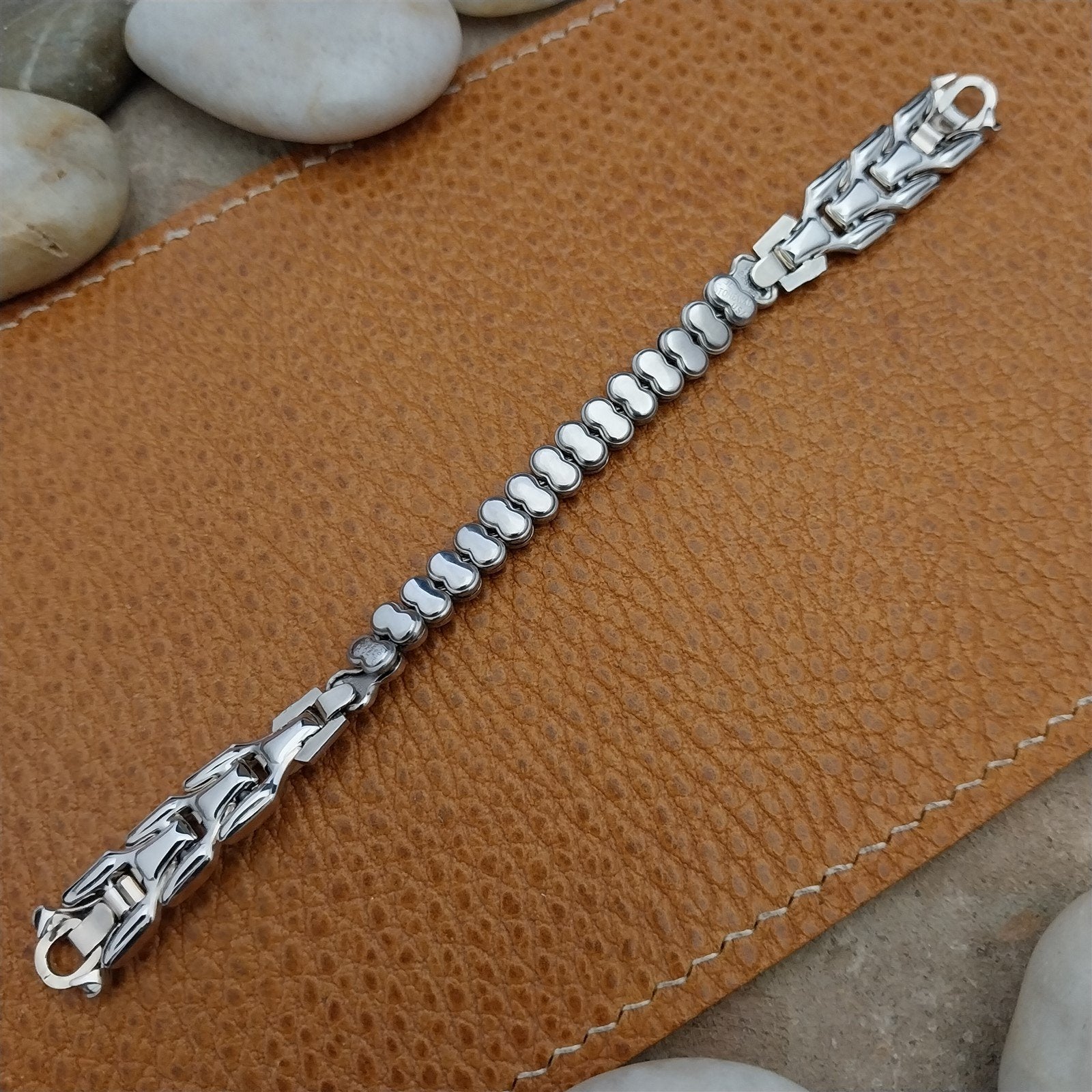 Ladies 10k White Gold-Filled Stonewall Unused 1940s Unused Vintage Watch Band