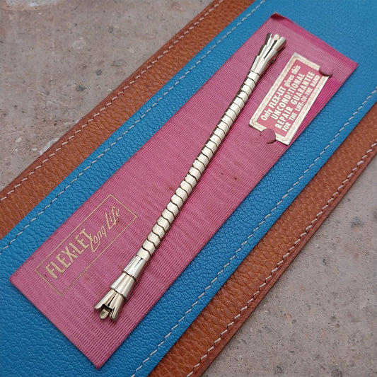 1950s Flex-Let Flair Gold Filled Unused Ladies Vintage Cocktail Watch Band