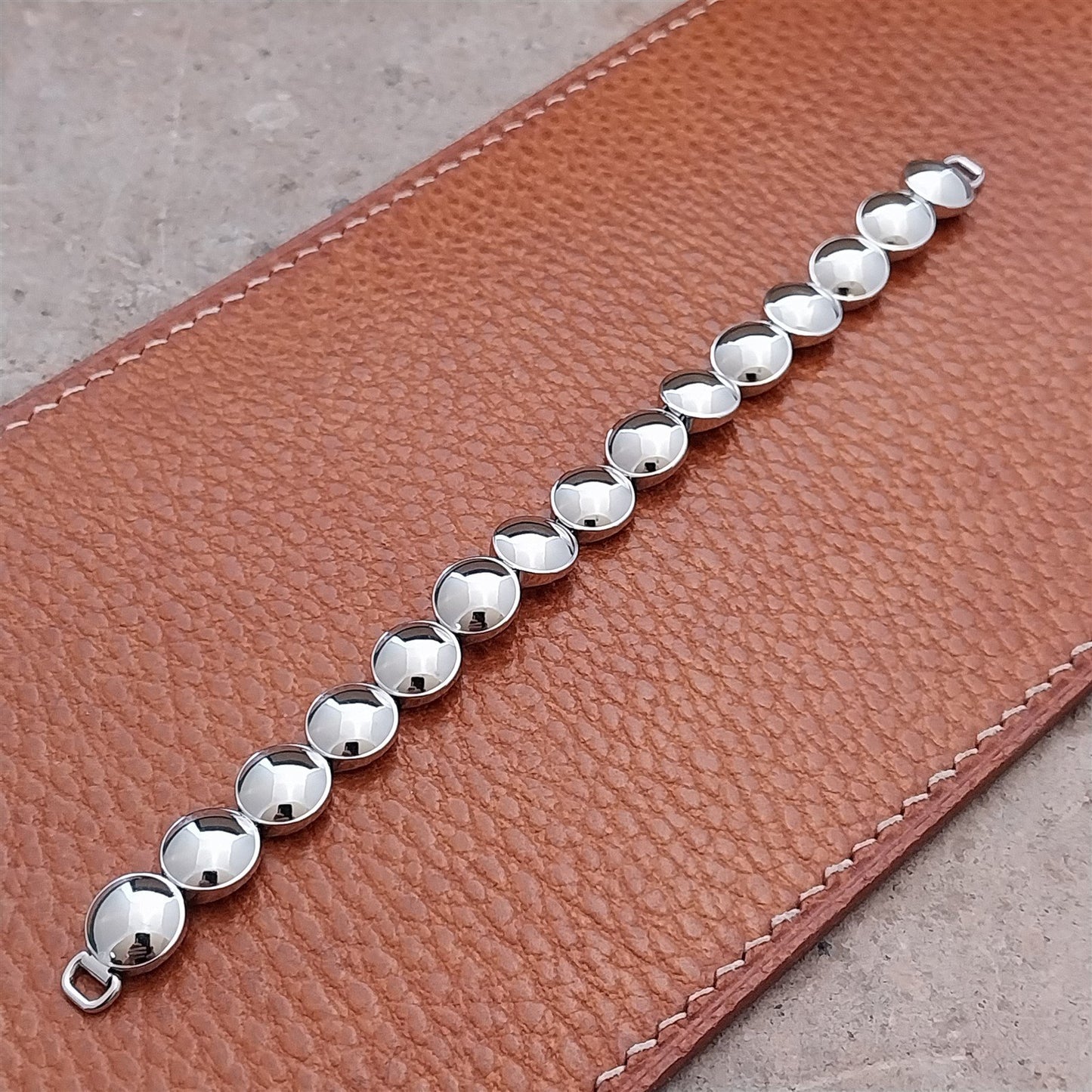 1950s White Gold-Filled Hadley Ladies Unused Vintage Cocktail Watch Band