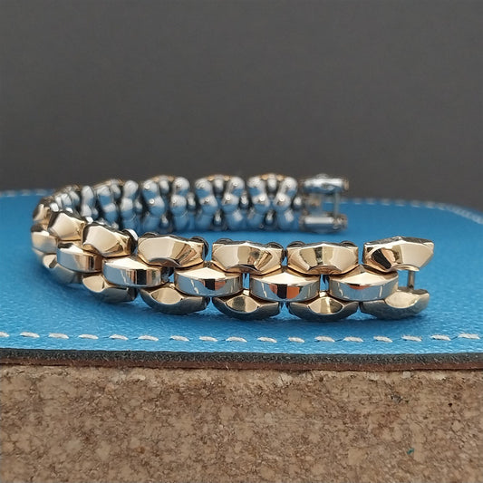 Gold-Filled Apex Ladies Quadra-Flex Unused 1950s Vintage Cocktail Watch Band
