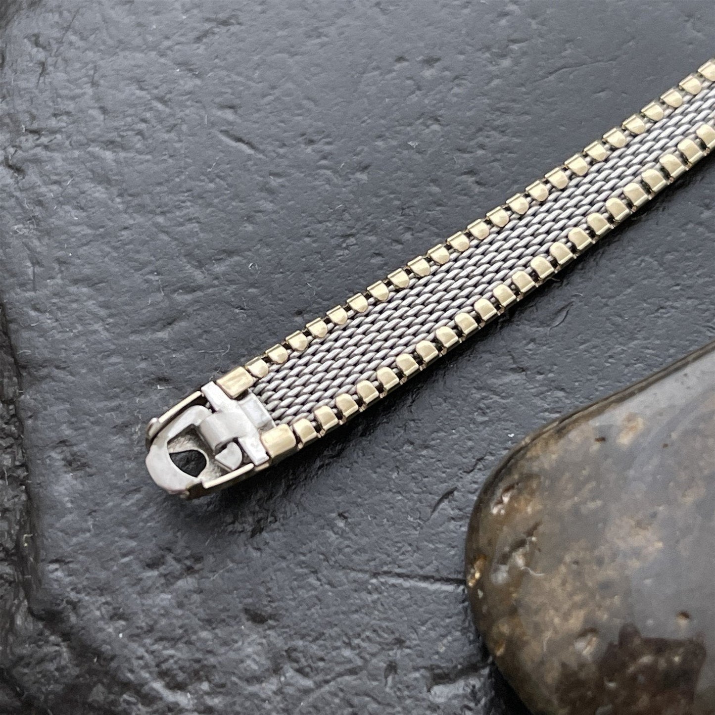 10k Gold-Filled Kreisler Fleur De Lis Unused 1960s Ladies Vintage Watch Band