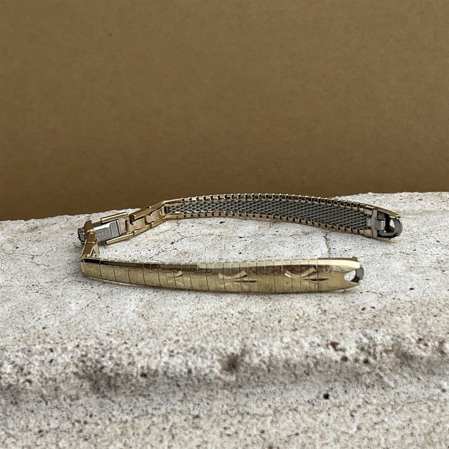 10k Gold-Filled Kreisler Fleur De Lis Unused 1960s Ladies Vintage Watch Band