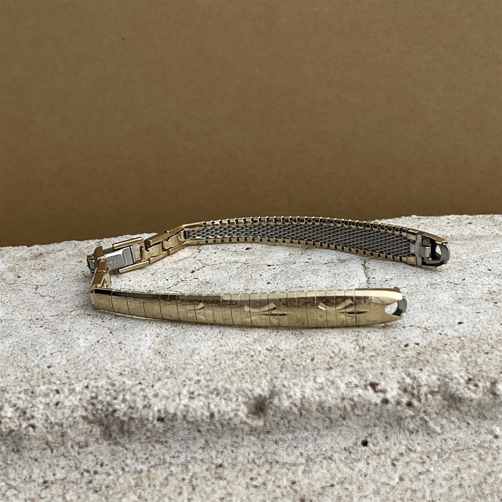 10k Gold-Filled Kreisler Fleur De Lis Unused 1960s Ladies Vintage Watch Band