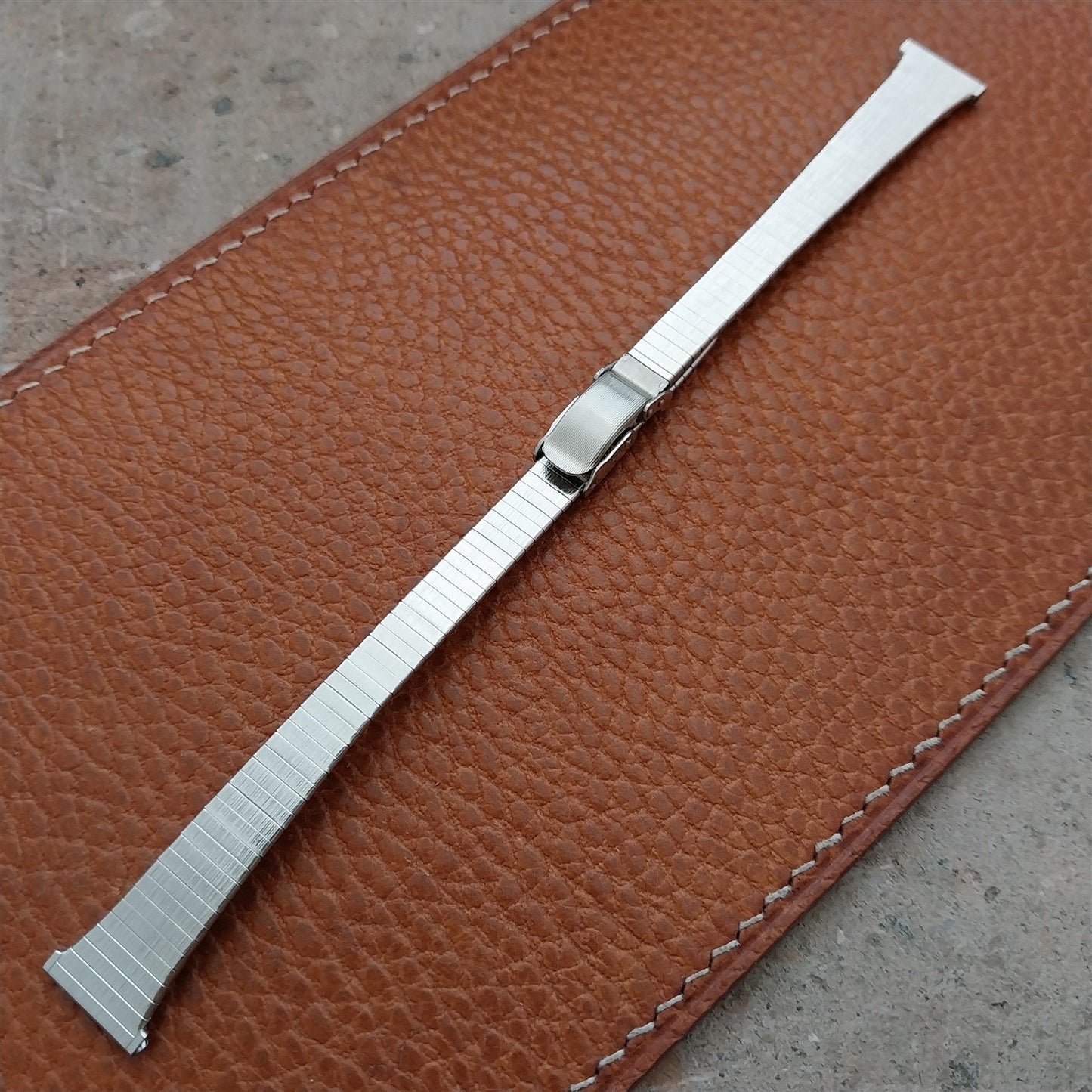 1/2" White Gold RGP Kestenmade Ladies 1970s Vintage Cocktail Watch Band
