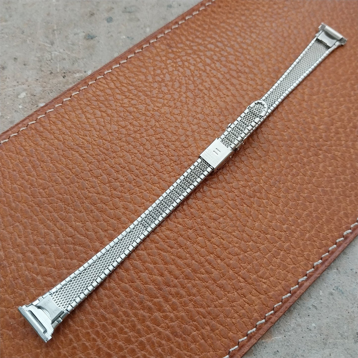 1/2" White Gold RGP Kestenmade Ladies 1970s Vintage Cocktail Watch Band