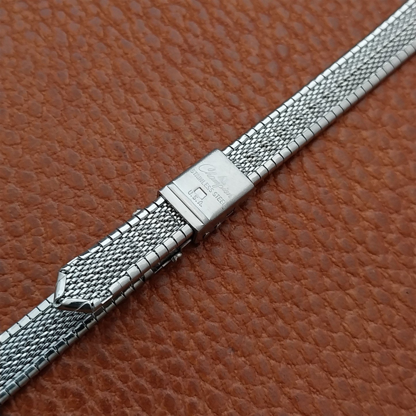 14mm 13mm JB Champion Ladies Stainless Steel 1970s Vintage Cocktail Watch Band