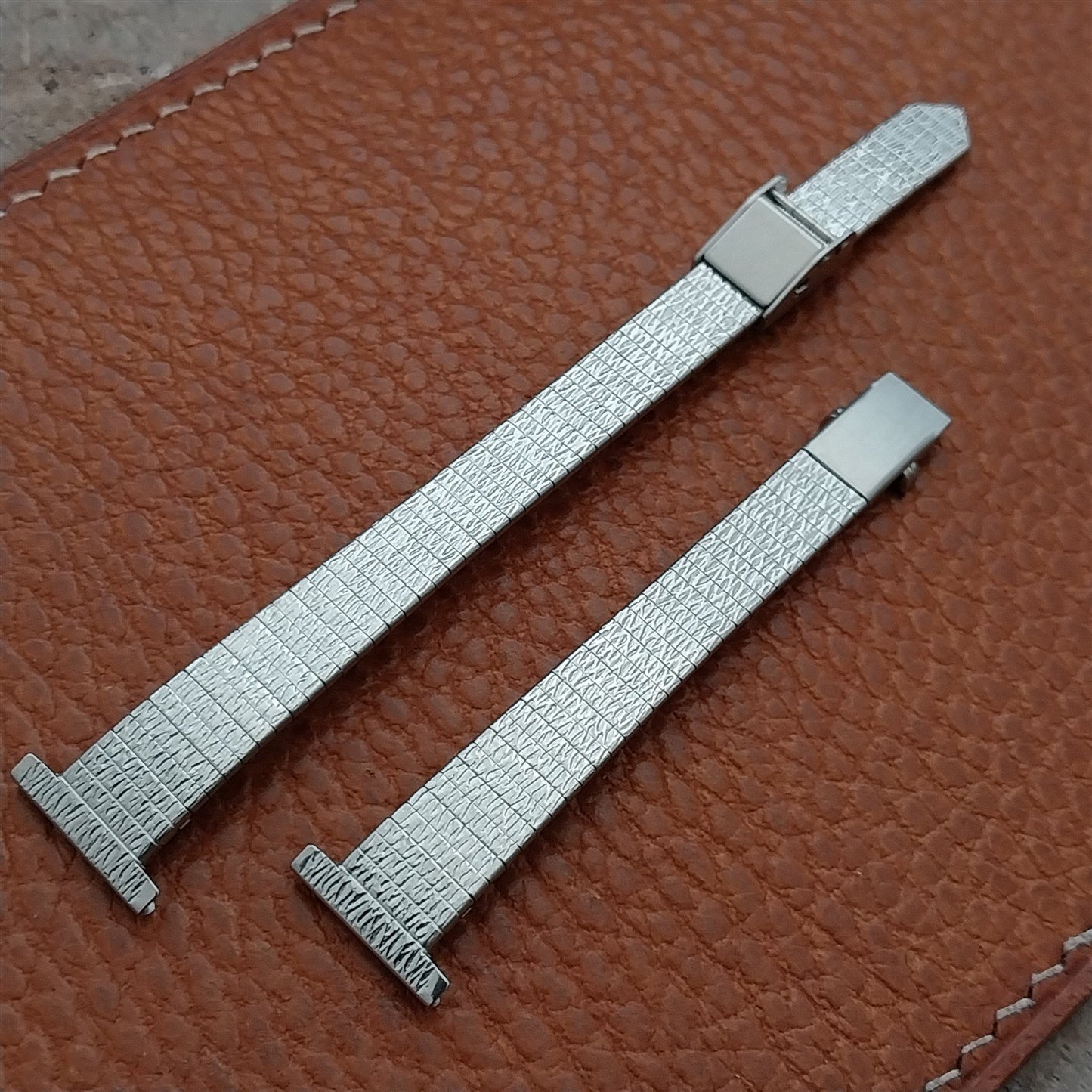 14mm 13mm JB Champion Ladies Stainless Steel 1970s Vintage Cocktail Watch Band