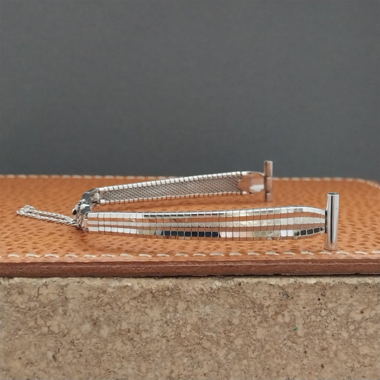 1/2" White Gold Filled nos Duchess Ladies 1960s Unused Vintage Watch Band