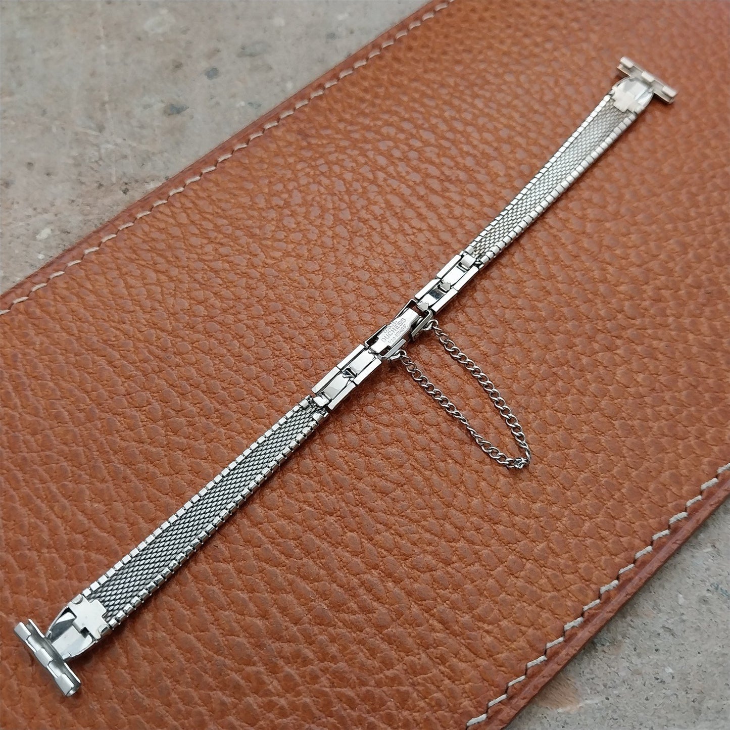 1/2" White Gold Filled nos Duchess Ladies 1960s Unused Vintage Watch Band