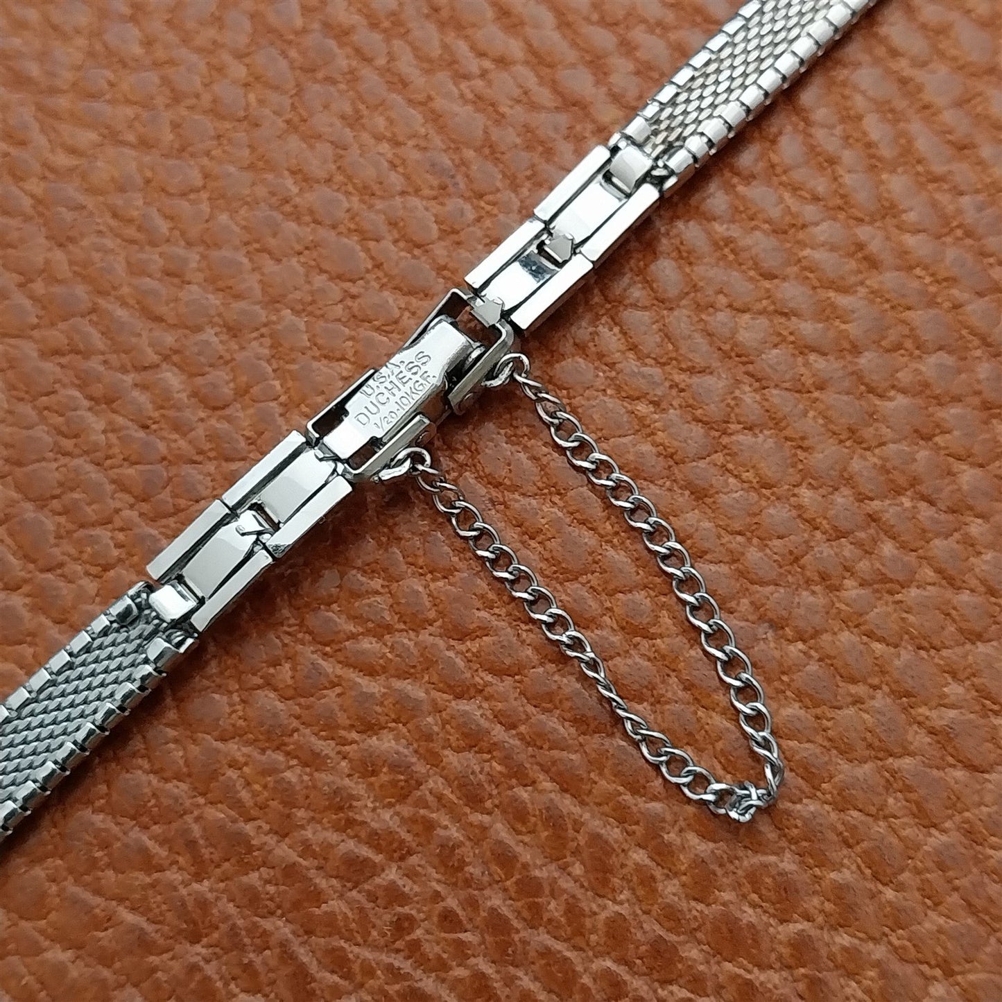 1/2" White Gold Filled nos Duchess Ladies 1960s Unused Vintage Watch Band